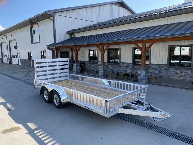 2026 Sure Trac 7x14' Aluminum ATV Utility Landscape Trailer 7000# GVW * ATV RAMPS * ALUMINUM WHEELS * SIDE LOAD RAMPS