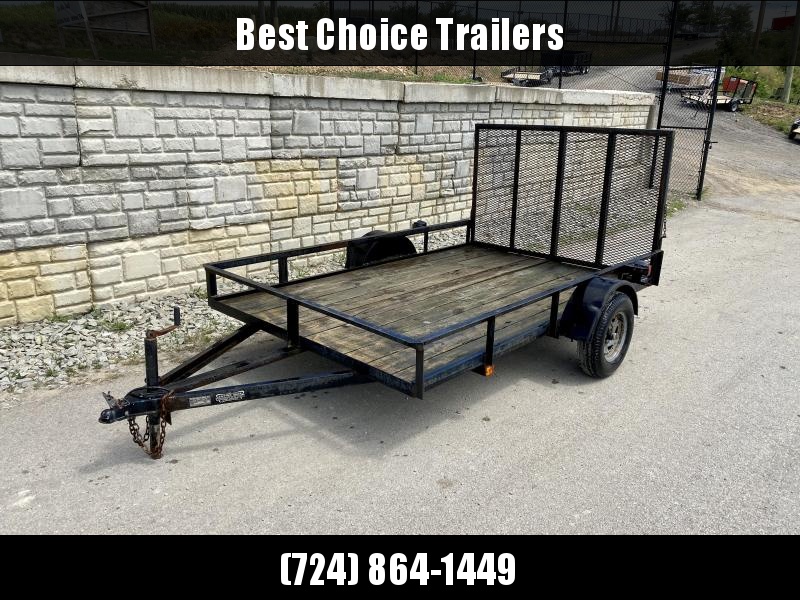 USED Tow Pro 6x10' Angle Iron Utility Landscape Trailer 3000# GVW * REAR GATE * A-FRAME TONGUE * A-FRAME JACK * 2" BALL USED Tow Pro 6x10' Angle Iron Utility Landscape Trailer 3000# GVW * REAR GATE * A-FRAME TONGUE * A-FRAME JACK * 2" BALL