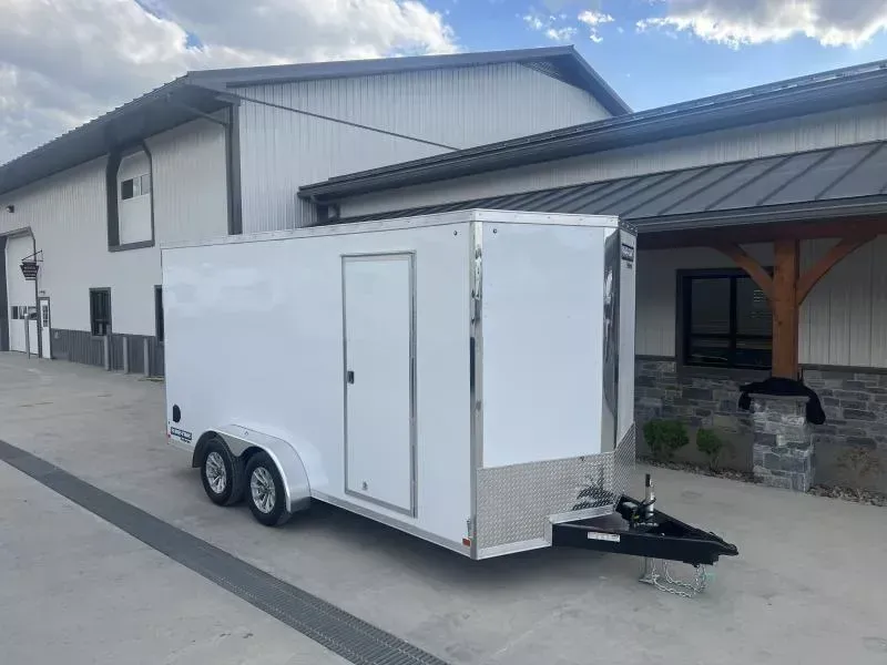 2026 Sure-Trac 7x16' Enclosed Cargo Trailer 7000# GVW * 7' HEIGHT - UTV PKG * WHITE EXTERIOR * TORSION * SCREWLESS * ALUM WHEELS * 1PC ROOF * 6" FRAME