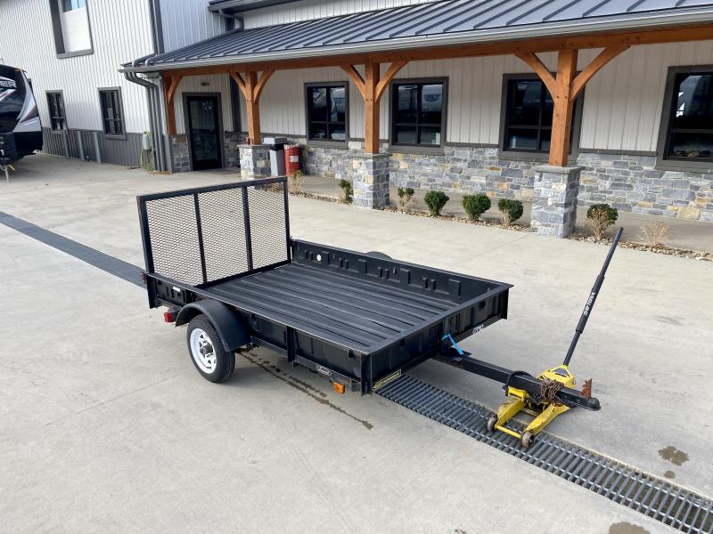 USED 2008 Leonard 5x8' Landscape Utility Trailer 2000 GVW * RAMP GATE