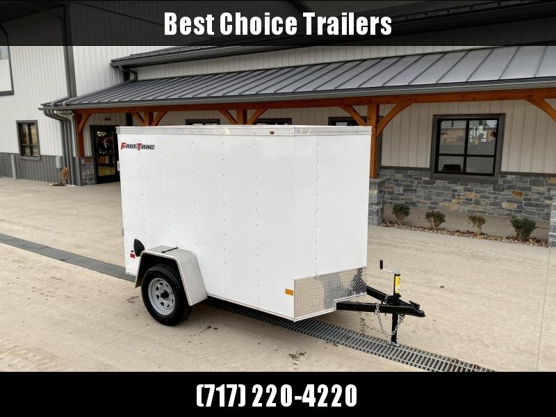 2022 Wells Cargo 5x8' Fastrac Enclosed Cargo Trailer 2990# GVW * WHITE EXTERIOR * RAMP DOOR * CLEARANCE 2022 Wells Cargo 5x8' Fastrac Enclosed Cargo Trailer 2990# GVW * WHITE EXTERIOR * RAMP DOOR * CLEARANCE