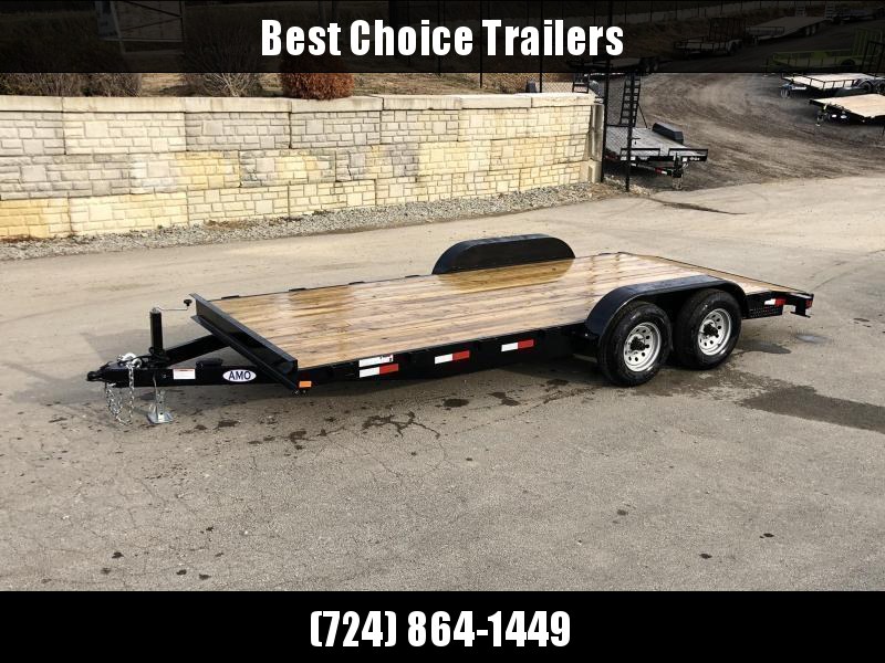 2021 AMO 7x20' Car Hauler Trailer 9990# GVW * ALL LED LIGHTS * SLIDE IN RAMPS * BEAVERTAIL * STACKED 5" CHANNEL TONGUE/FRAME * DROP LEG JACK * REMOVABLE FENDERS 2021 AMO 7x20' Car Hauler Trailer 9990# GVW * ALL LED LIGHTS * SLIDE IN RAMPS * BEAVERTAIL * STACKED 5" CHANNEL TONGUE/FRAME * DROP LEG JACK * REMOVABLE FENDERS