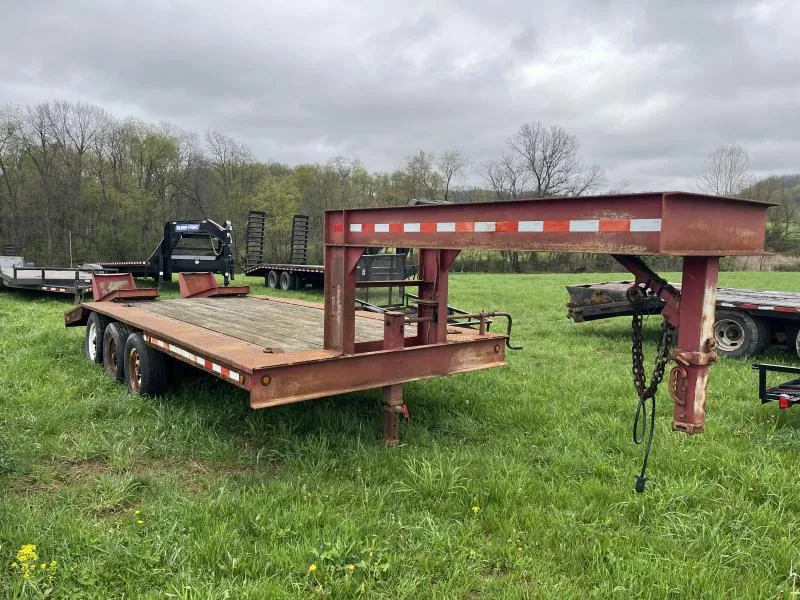 USED 102x14+3 TRIPLE AXLE Deckover Trailer * RAMPS *
