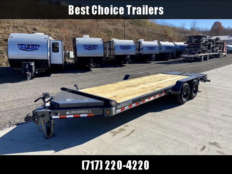 2022 Iron Bull 7x20' Equipment Trailer 14000# GVW * FULL WIDTH RAMPS * 8" I-BEAM FRAME * OVERSIZE TOOLBOX * DEXTER AXLES * HD COUPLER 2022 Iron Bull 7x20' Equipment Trailer 14000# GVW * FULL WIDTH RAMPS * 8" I-BEAM FRAME * OVERSIZE TOOLBOX * DEXTER AXLES * HD COUPLER