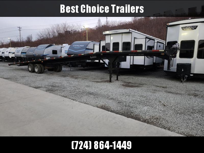 USED 2009 Appalachian 102x50' 3Car Wedge Car Hauler Trailer 25900 GVW
