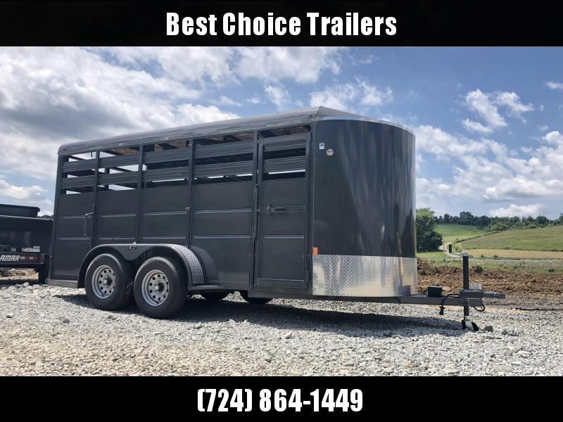 2020 Delta 16' Livestock Trailer 7000# GVW * GREY * CENTER GATE * ESCAPE DOOR * DEXTER 2020 Delta 16' Livestock Trailer 7000# GVW * GREY * CENTER GATE * ESCAPE DOOR * DEXTER