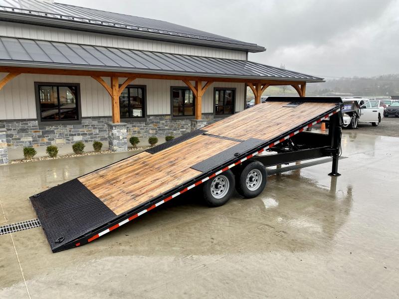 2021 SureTrac 102x22' Gooseneck Power Tilt Deckover 15000 GVW * WINCH