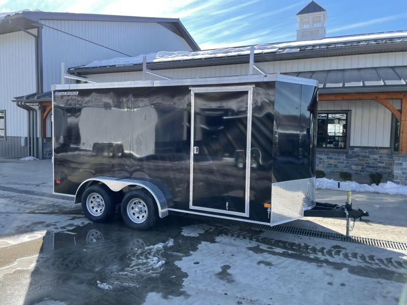 2021 Wells Cargo 7x16' Road Force Enclosed Contractor Trailer 7000# GVW * BLACK * CONTRACTOR PACKAGE * 3 LADDER RACKS * 3/4" WALLS * SCREWLESS .030 EXTERIOR * 1 PC ALUM ROOF * 6'6" HEIGHT * TUBE STUDS * RV DOOR * ARMOR GUARD * EXTENDED TRIPLE TUBE TONG 2021 Wells Cargo 7x16' Road Force Enclosed Contractor Trailer 7000# GVW * BLACK * CONTRACTOR PACKAGE * 3 LADDER RACKS * 3/4" WALLS * SCREWLESS .030 EXTERIOR * 1 PC ALUM ROOF * 6'6" HEIGHT * TUBE STUDS * RV DOOR * ARMOR GUARD * EXTENDED TRIPLE TUBE TONG