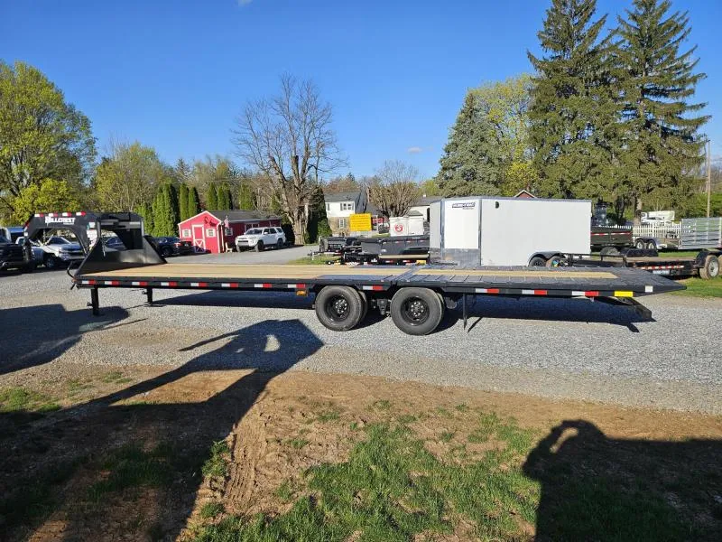 2026 Hillcrest 102x36' Gooseneck Hydraulic Dovetail Deckover Trailer 25990# * 12' DOVETAIL * HDSS SUSPENSION * ENGINEERED NECK * PIERCED I-BEAM FRAME * FULL TILT TAIL * CHARCOAL * 12" / 19# I-BEAM * FRONT TOOLBOX / DUAL JACKS * TORQUE TUBE