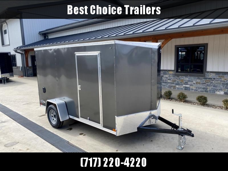 2022 ITI Cargo 6x12' Enclosed Cargo Trailer 2990# GVW * SLANT V-NOSE * CHARCOAL EXTERIOR * .030 SEMI-SCREWLESS * 1 PC ROOF * 3/8" WALLS * 3/4" FLOOR * 16" STONEGUARD * HIGH GLOSS PAINTED FRAME 2022 ITI Cargo 6x12' Enclosed Cargo Trailer 2990# GVW * SLANT V-NOSE * CHARCOAL EXTERIOR * .030 SEMI-SCREWLESS * 1 PC ROOF * 3/8" WALLS * 3/4" FLOOR * 16" STONEGUARD * HIGH GLOSS PAINTED FRAME