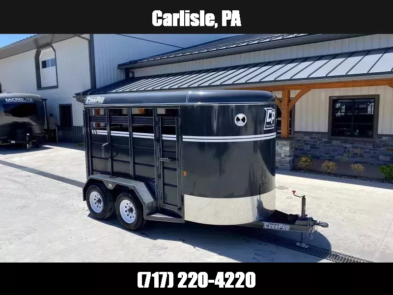 NEW Corn Pro 18' Livestock Trailer 12000# GVW * GREY