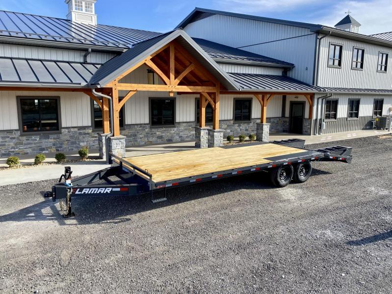 2021 Lamar 102x24' Beavertail Deckover Trailer 14000# GVW * FLIPOVER RAMPS + SPRING ASSIST * CHARCOAL * TOOL TRAY * HD COUPLER * I-BEAM FRAME * 16" O.C. C/M * RUBRAIL/STAKE POCKETS/PIPE SPOOLS * CHANNEL SIDE RAIL * 4X8" TUBE BUMPER 2021 Lamar 102x24' Beavertail Deckover Trailer 14000# GVW * FLIPOVER RAMPS + SPRING ASSIST * CHARCOAL * TOOL TRAY * HD COUPLER * I-BEAM FRAME * 16" O.C. C/M * RUBRAIL/STAKE POCKETS/PIPE SPOOLS * CHANNEL SIDE RAIL * 4X8" TUBE BUMPER
