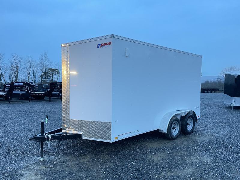 2023 Pace American 7x16' Enclosed Cargo Trailer 7000 GVW * SILVER