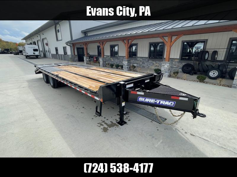 2025 Sure-Trac 102x28' HD Beavertail Deckover Trailer 22500