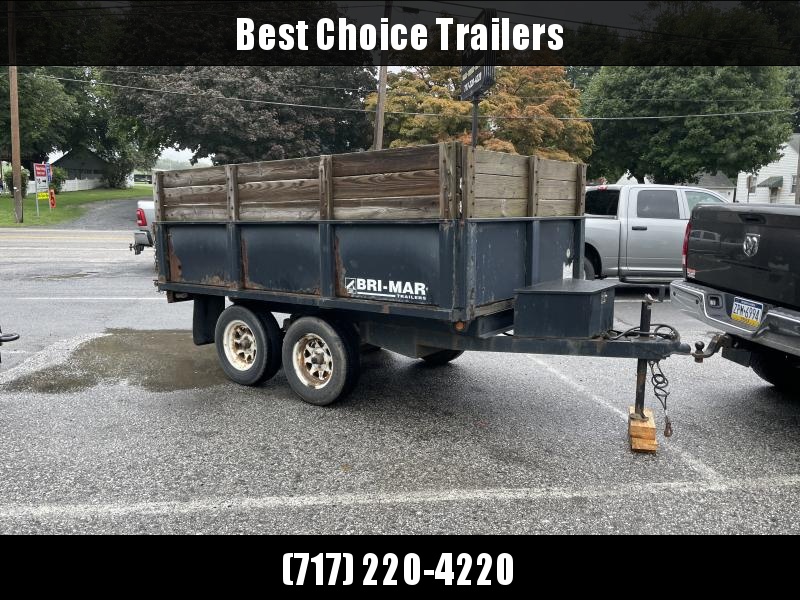 USED 2005 Bri Mar 6x10' Dump Trailer 7000# GVW USED 2005 Bri Mar 6x10' Dump Trailer 7000# GVW