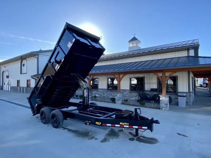 2026 Big Tex Trailers 20LP 7x16' HD Dump Trailer 20000# GVW * 10K TORSION AXLES * OIL BATH HUBS * OVERSIZE 235/17.5 18-PLY RUBBER * 19# FRAME * 3' HIGH SIDES * 7 GAUGE FLOOR