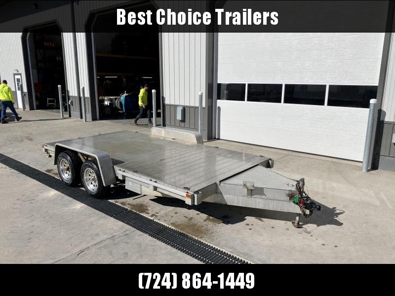 USED 2014 SIC Metals Cargomaxx Juggernaut Series 7x14' Aluminum Car Hauler 7000# GVW * EXTRUDED ALUMINUM DECK * TOOLBOX * RUBRAIL/STAKE POCKETS/D-RINGS * SLID OUT RAMPS * ALUMINUM WHEELS * LED LIGHTS USED 2014 SIC Metals Cargomaxx Juggernaut Series 7x14' Aluminum Car Hauler 7000# GVW * EXTRUDED ALUMINUM DECK * TOOLBOX * RUBRAIL/STAKE POCKETS/D-RINGS * SLID OUT RAMPS * ALUMINUM WHEELS * LED LIGHTS