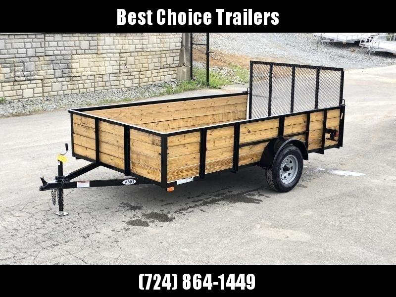 2021 AMO 78x12' High Side Utility Landscape Trailer 2990# GVW * MESH HIGH SIDE * 2' SIDES * TOOLESS GATE REMOVAL * TIE DOWNS 2021 AMO 78x12' High Side Utility Landscape Trailer 2990# GVW * MESH HIGH SIDE * 2' SIDES * TOOLESS GATE REMOVAL * TIE DOWNS
