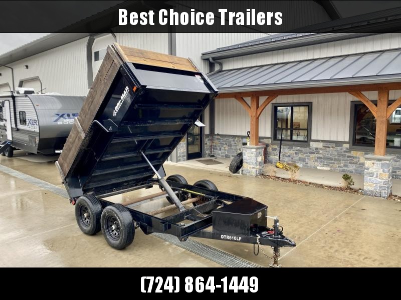 USED 2021 Bri-Mar 6x10' Low Profile Dump Trailer 9990# GVW * HIGH SIDE EXTENSIONS * 6" CHANNEL FRAME * 1-PC FLOOR * LEDS USED 2021 Bri-Mar 6x10' Low Profile Dump Trailer 9990# GVW * HIGH SIDE EXTENSIONS * 6" CHANNEL FRAME * 1-PC FLOOR * LEDS