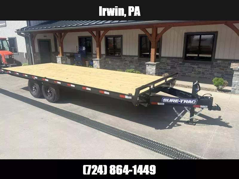 2024 Lamar 102x26' Deckover Power Tilt Trailer 21000# GVW