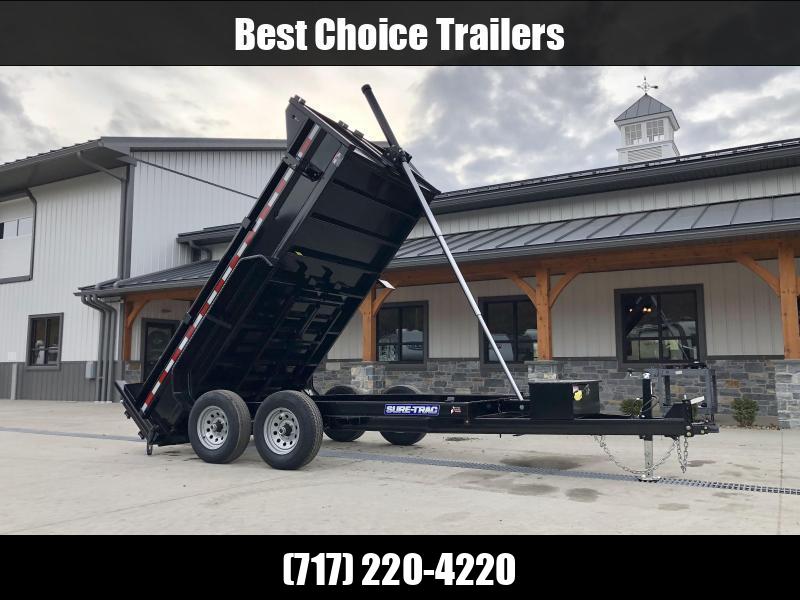 2023 Sure-Trac 6x10' Dump Trailer 9900# GVW * TELESCOPIC HOIST UPGRADE * ADJUSTABLE COUPLER * UNDERMOUNT RAMPS * COMBO GATE * 7K DROP LEG JACK * FRONT/REAR BULKHEAD * INTEGRATED KEYWAY * SPARE MOUNT * HD FENDERS * 4" TUBE BEDFRAME 2023 Sure-Trac 6x10' Dump Trailer 9900# GVW * TELESCOPIC HOIST UPGRADE * ADJUSTABLE COUPLER * UNDERMOUNT RAMPS * COMBO GATE * 7K DROP LEG JACK * FRONT/REAR BULKHEAD * INTEGRATED KEYWAY * SPARE MOUNT * HD FENDERS * 4" TUBE BEDFRAME