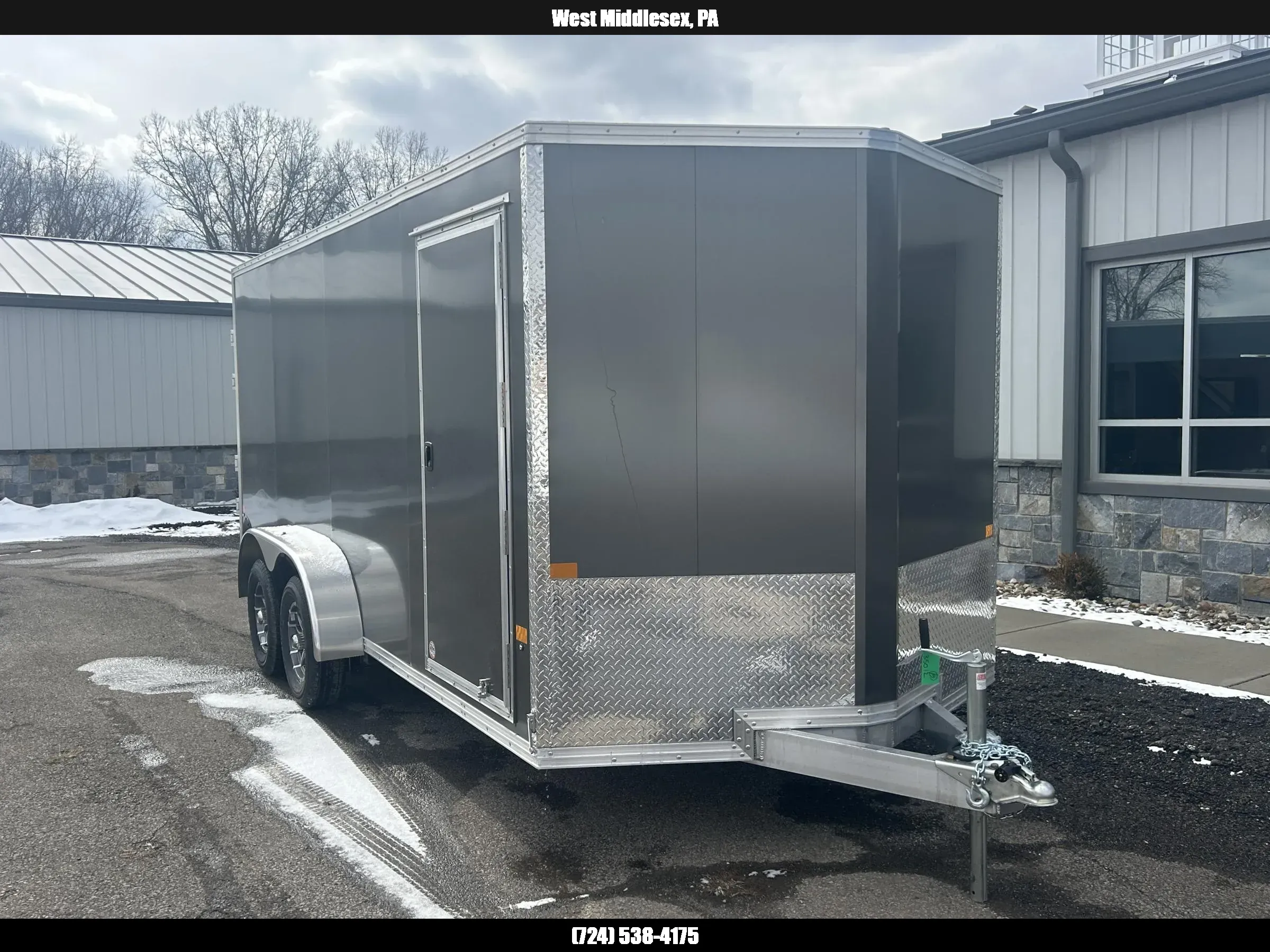 2026 E-Z Hauler 7x16' Aluminum Enclosed Cargo Trailer 7000# GVW