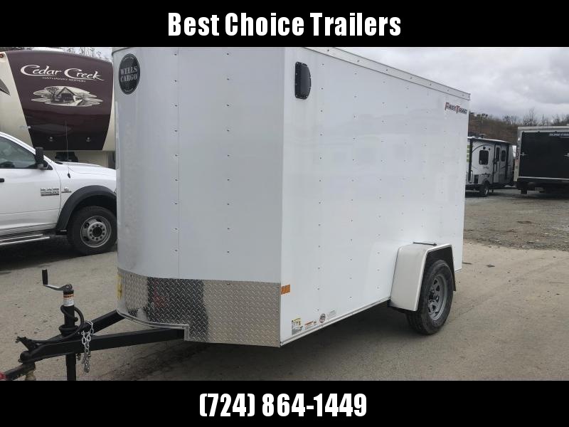 2021 Wells Cargo 6x12' Fastrac Enclosed Cargo Trailer 2990# GVW * WHITE EXTERIOR * RAMP DOOR * V-NOSE * 1 PC ROOF * 16" O.C. WALLS * BULLET LED'S 2021 Wells Cargo 6x12' Fastrac Enclosed Cargo Trailer 2990# GVW * WHITE EXTERIOR * RAMP DOOR * V-NOSE * 1 PC ROOF * 16" O.C. WALLS * BULLET LED'S