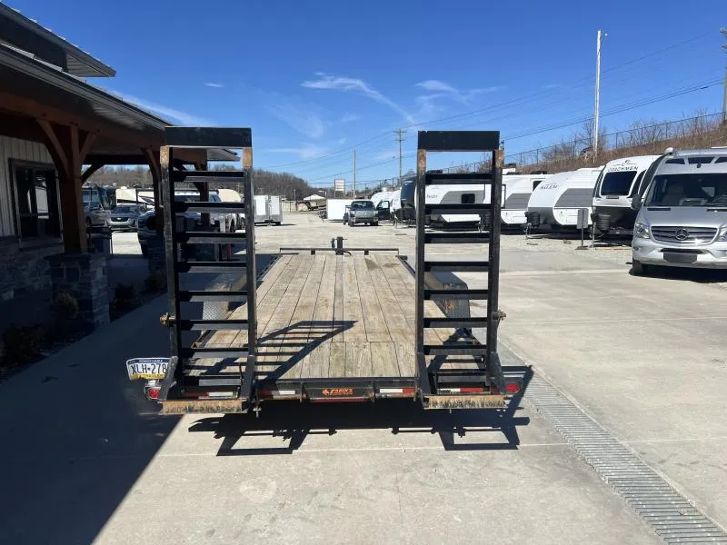 USED Quality Trailers 7x18' Equipment Trailer 15000# GVW * STAND UP ...
