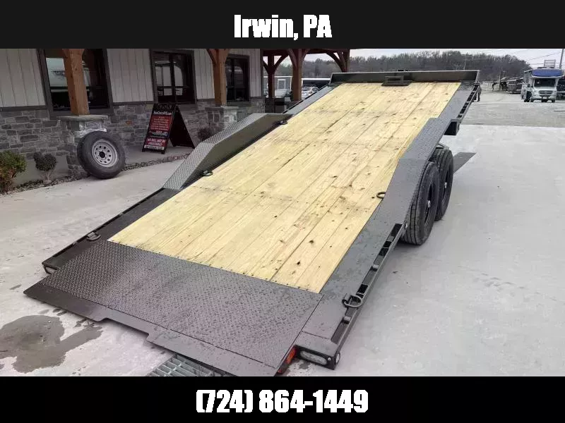 2026 MAXX-D 102x20 Equipment Trailer 9990 GVW * TORSION SUSPENSION * WIRELESS REMOTE * 6" CHANNEL FULL WRAP TONGUE AND FRAME * DEXTER AXLES * FULL DECK TILT * TOOLBOX * WINCH PLATE * 102" DECK/DRIVE OVER FENDERS * DROP LEG JACK * ADJUSTABLE COUPLER 1764465697