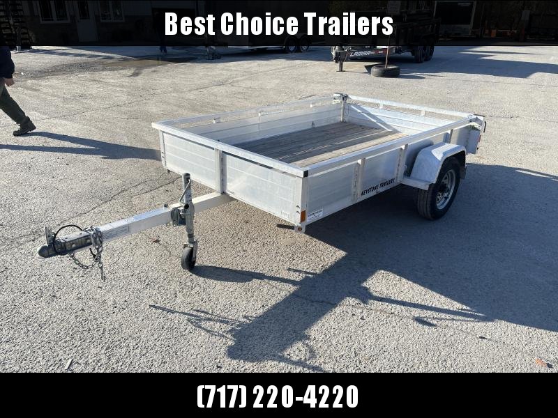 USED 2015 Keystone Aluminum Solid Side Utility Landscape Trailer 2200# GVW USED 2015 Keystone Aluminum Solid Side Utility Landscape Trailer 2200# GVW