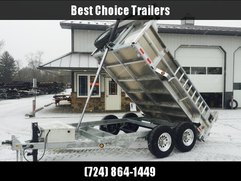 2021 QSA 7x14' Aluminum Dump Trailer 14000# GVW * RAMPS * 2' SIDES * TELESCOPIC HOIST * OVERSIZE TOOLBOX * 12K DROP LEG JACK * FRONT/REAR BULKHEAD 2021 QSA 7x14' Aluminum Dump Trailer 14000# GVW * RAMPS * 2' SIDES * TELESCOPIC HOIST * OVERSIZE TOOLBOX * 12K DROP LEG JACK * FRONT/REAR BULKHEAD
