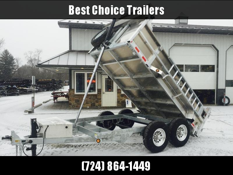 2021 QSA 7x14' Aluminum Dump Trailer 14000# GVW * RAMPS * 2' SIDES * TELESCOPIC HOIST * OVERSIZE TOOLBOX * 12K DROP LEG JACK * FRONT/REAR BULKHEAD 2021 QSA 7x14' Aluminum Dump Trailer 14000# GVW * RAMPS * 2' SIDES * TELESCOPIC HOIST * OVERSIZE TOOLBOX * 12K DROP LEG JACK * FRONT/REAR BULKHEAD