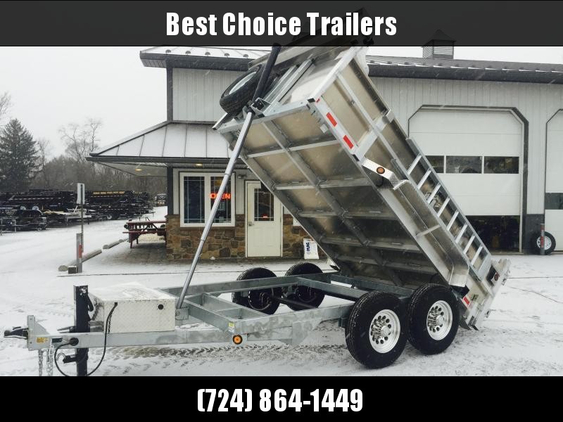 2021 QSA 7x14' Aluminum Dump Trailer 14000# GVW * RAMPS * 2' SIDES * TELESCOPIC HOIST * OVERSIZE TOOLBOX * 12K DROP LEG JACK * FRONT/REAR BULKHEAD 2021 QSA 7x14' Aluminum Dump Trailer 14000# GVW * RAMPS * 2' SIDES * TELESCOPIC HOIST * OVERSIZE TOOLBOX * 12K DROP LEG JACK * FRONT/REAR BULKHEAD