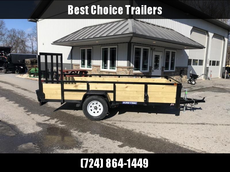 2020 Sure-Trac 6x10' High Side Utility Landscape Trailer 2990# GVW * 24" 3-BOARD HIGH SIDE * 2" TUBE TOP RAIL * 2X2" TUBE GATE C/M + SPRING ASSIST + FOLD FLAT * TOOLESS GATE REMOVAL * SPARE MOUNT * PROTECTED WIRING * SET BACK JACK * TRIPLE TUBE TONGUE * D 2020 Sure-Trac 6x10' High Side Utility Landscape Trailer 2990# GVW * 24" 3-BOARD HIGH SIDE * 2" TUBE TOP RAIL * 2X2" TUBE GATE C/M + SPRING ASSIST + FOLD FLAT * TOOLESS GATE REMOVAL * SPARE MOUNT * PROTECTED WIRING * SET BACK JACK * TRIPLE TUBE TONGUE * D