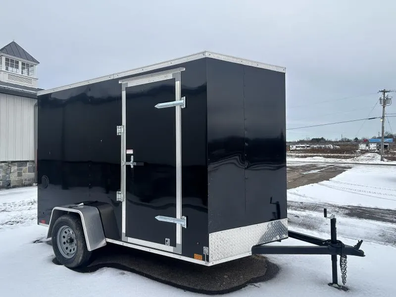 2025 Cross Trailers 6X10 2990 GVW ENCLOSED CARGO TRAILER * RAMP DOOR * MAN DOOR * BAR LOCK *