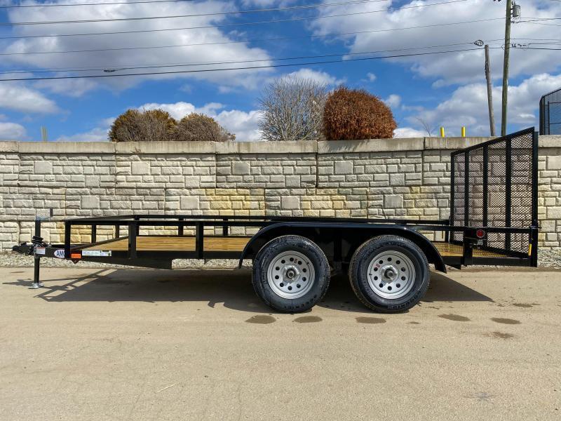 2022 AMO 76x14' Angle Iron Utility Landscape Trailer 7000# GVW * 4 ...