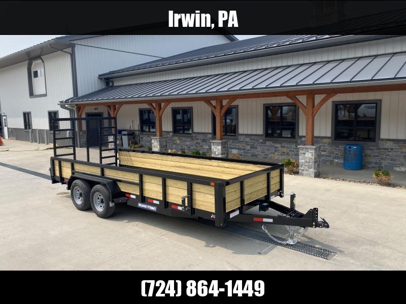 B’z COMPLETE SINGLE BOX Trailer Edition 2023 Sure-Trac 7x18' High Side Utility Landscape Trailer