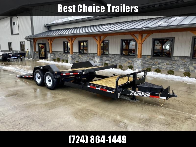 2021 Corn Pro 7x17+4 Gravity Tilt Equipment Trailer 12000# GVW * TORSION SUSPENSION * LOW LOAD ANGLE * TOOLBOX * HD COUPLER * URETHANE PAINT * SPARE TIRE MOUNT * LED LIGHTING * 12K DROP LEG JACK * RUBRAIL/STAKE POCKETS 2021 Corn Pro 7x17+4 Gravity Tilt Equipment Trailer 12000# GVW * TORSION SUSPENSION * LOW LOAD ANGLE * TOOLBOX * HD COUPLER * URETHANE PAINT * SPARE TIRE MOUNT * LED LIGHTING * 12K DROP LEG JACK * RUBRAIL/STAKE POCKETS