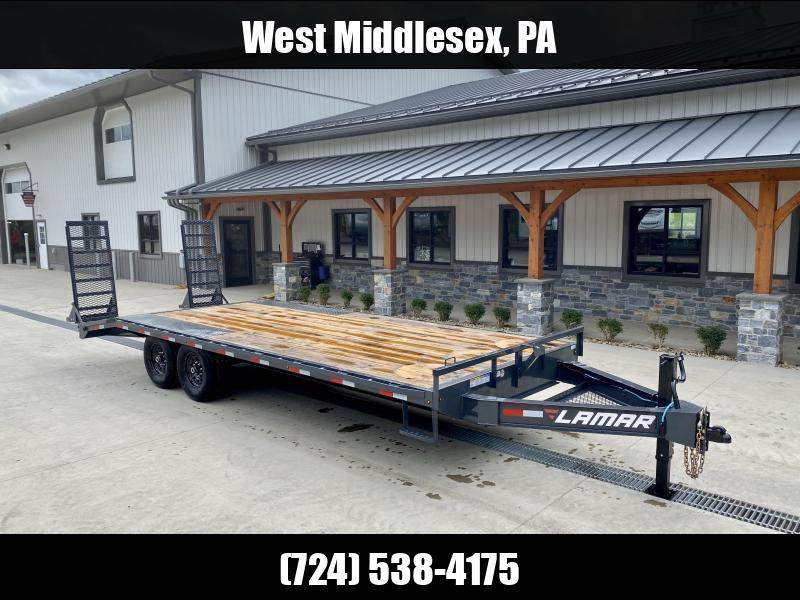 2025 Lamar 102x22' Beavertail Deckover Trailer 14000# GVW * STAND UP ...