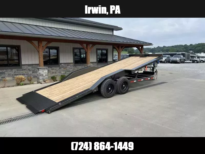 2026 MAXXD 102x24' T8X Power Tilt Equipment Trailer 17500# GVW * DUAL PISTON * FULL FRAME TILT * 102" DECK/DRIVE OVER FENDERS * TORSION SUSPENSION * WIRELESS REMOTE * 12K JACK * WINCH PLATE * 12" O.C. CROSSMEMBERS * 8000LB AXLES * 17.5IN RUBBER 1753906719