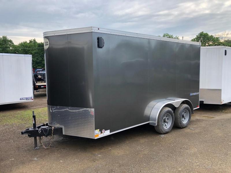 2020 Wells Cargo 7x14' Road Force Enclosed Cargo Trailer 9990# GVW * CHARCOAL EXTERIOR * RAMP DOOR * V-NOSE * SCREWLESS .030 EXTERIOR * 6'6" HEIGHT * TUBE STUDS * 1 PC ROOF * 16" O.C. WALLS/FLOOR * RV DOOR * ARMOR GUARD * BULLET LED'S 2020 Wells Cargo 7x14' Road Force Enclosed Cargo Trailer 9990# GVW * CHARCOAL EXTERIOR * RAMP DOOR * V-NOSE * SCREWLESS .030 EXTERIOR * 6'6" HEIGHT * TUBE STUDS * 1 PC ROOF * 16" O.C. WALLS/FLOOR * RV DOOR * ARMOR GUARD * BULLET LED'S
