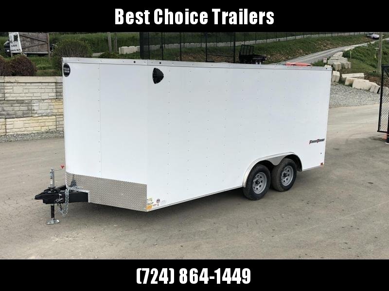 2021 Wells Cargo 8.5x16' Fastrac DELUXE Enclosed Car Trailer 7000# GVW * CHARCOAL EXTERIOR * RAMP DOOR 2021 Wells Cargo 8.5x16' Fastrac DELUXE Enclosed Car Trailer 7000# GVW * CHARCOAL EXTERIOR * RAMP DOOR