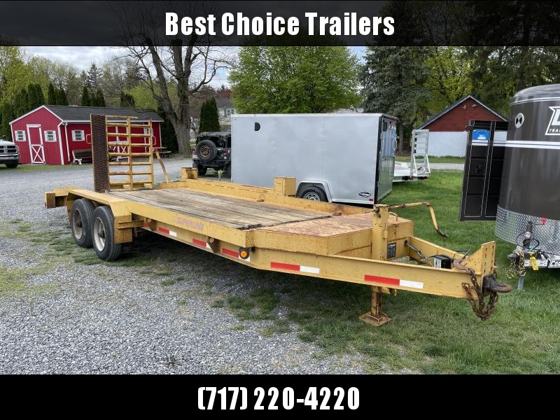 USED 2008 Cam Superline 7x20' Equipment Trailer 16000# GVW * DEXTER 10K SUPER SINGLES USED 2008 Cam Superline 7x20' Equipment Trailer 16000# GVW * DEXTER 10K SUPER SINGLES