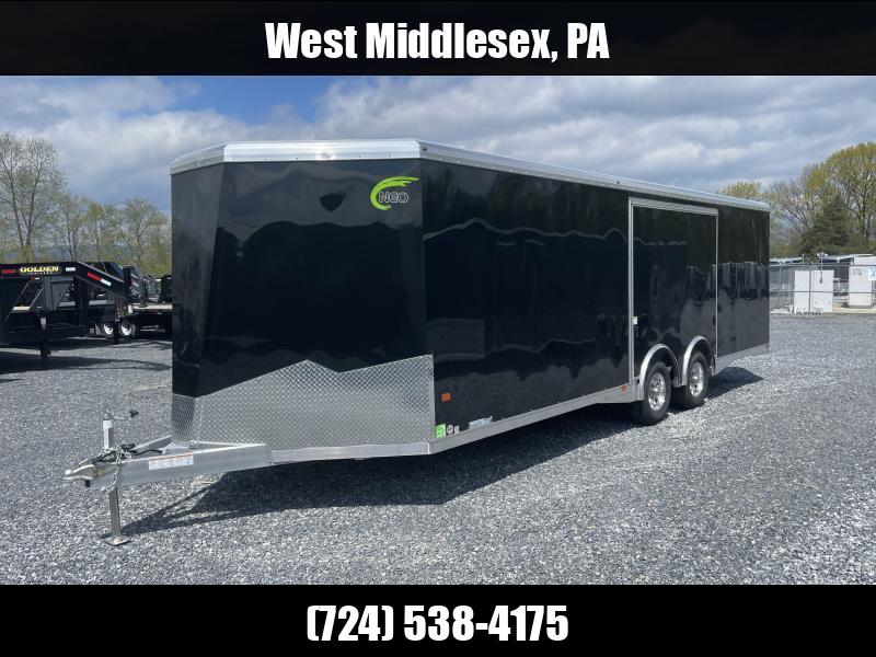2025 NEO 8.5x24' NCBS Aluminum Enclosed Car Trailer 9990# GVW
