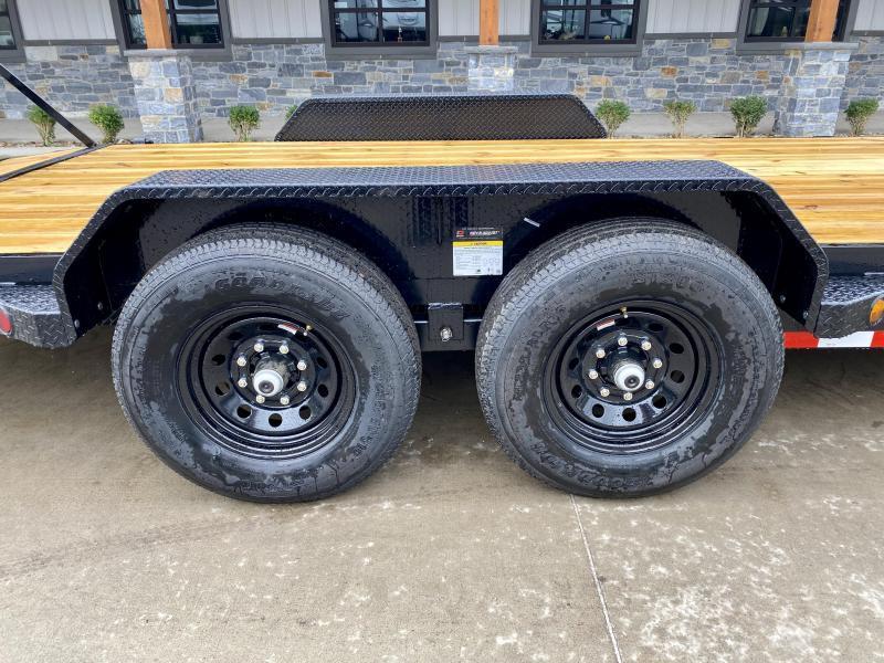 NEW Ironbull 7x20' Equipment Trailer 14000# GVW * KNIFEEDGE RAMP W ...