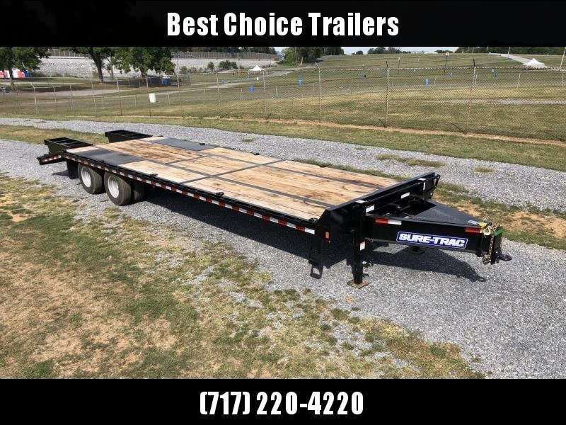 2020 Sure-Trac 102x30' HD Beavertail Deckover Trailer 22500# GVW * PAVER SPECIAL * FULL WIDTH RAMPS * 2ND JACK * TOOLBOX * OAK BEAVERTAIL/DECK/RAMPS * DEXTER AXLES * 12" I-BEAM * PIERCED FRAME * RUBRAIL/STAKE POCKETS/PIPE SPOOLS/(10) 1" D-RINGS 2020 Sure-Trac 102x30' HD Beavertail Deckover Trailer 22500# GVW * PAVER SPECIAL * FULL WIDTH RAMPS * 2ND JACK * TOOLBOX * OAK BEAVERTAIL/DECK/RAMPS * DEXTER AXLES * 12" I-BEAM * PIERCED FRAME * RUBRAIL/STAKE POCKETS/PIPE SPOOLS/(10) 1" D-RINGS
