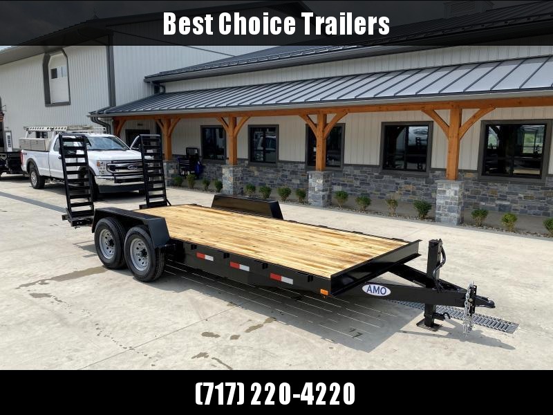 2022 AMO 7x16' Equipment Trailer 12000# GVW * ALL LED LIGHTS * STAND UP RAMPS * BEAVERTAIL * STACKED 6" CHANNEL TONGUE/FRAME * 12K DROP LEG JACK * REMOVABLE FENDERS * CLEARANCE 2022 AMO 7x16' Equipment Trailer 12000# GVW * ALL LED LIGHTS * STAND UP RAMPS * BEAVERTAIL * STACKED 6" CHANNEL TONGUE/FRAME * 12K DROP LEG JACK * REMOVABLE FENDERS * CLEARANCE