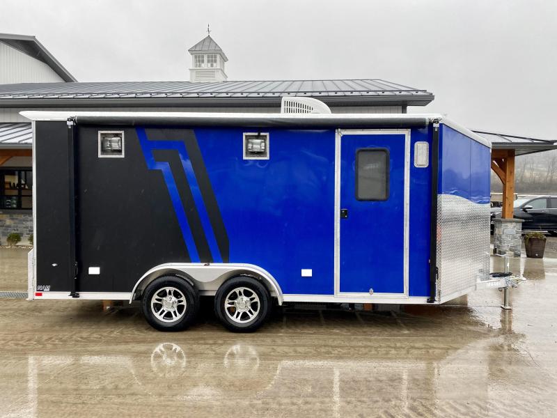 2021 Neo 7.5x16' NAMR Aluminum Enclosed Motorcycle Trailer * VINYL