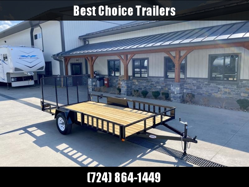 2023 AMO 7x12' Angle Iron Utility Landscape Trailer 2990# GVW w/ Gate * ATV RAMPS * FULL WRAP TONGUE * ALL LED LIGHTS 2023 AMO 7x12' Angle Iron Utility Landscape Trailer 2990# GVW w/ Gate * ATV RAMPS * FULL WRAP TONGUE * ALL LED LIGHTS
