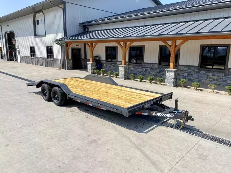 2026 Lamar 102x20' CC10 Buggy Car Hauler Trailer 9990# GVW * 102" DECK * DRIVE OVER FENDERS * CHARCOAL POWDERCOATING * 7K DROP LEG JACK * ADJUSTABLE COUPLER * RUBRAIL